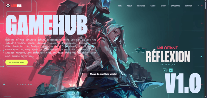 GameHub – Interactive Gaming News Platform
